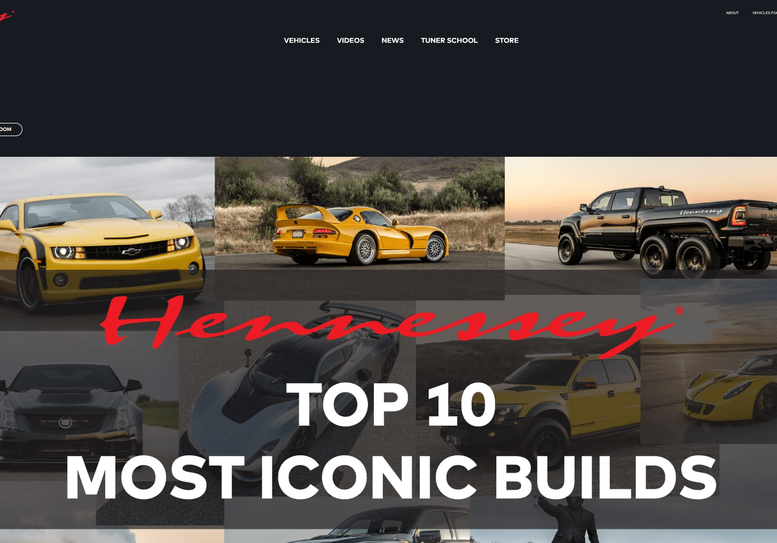 hennessey screen Hennessey Performance screenshot