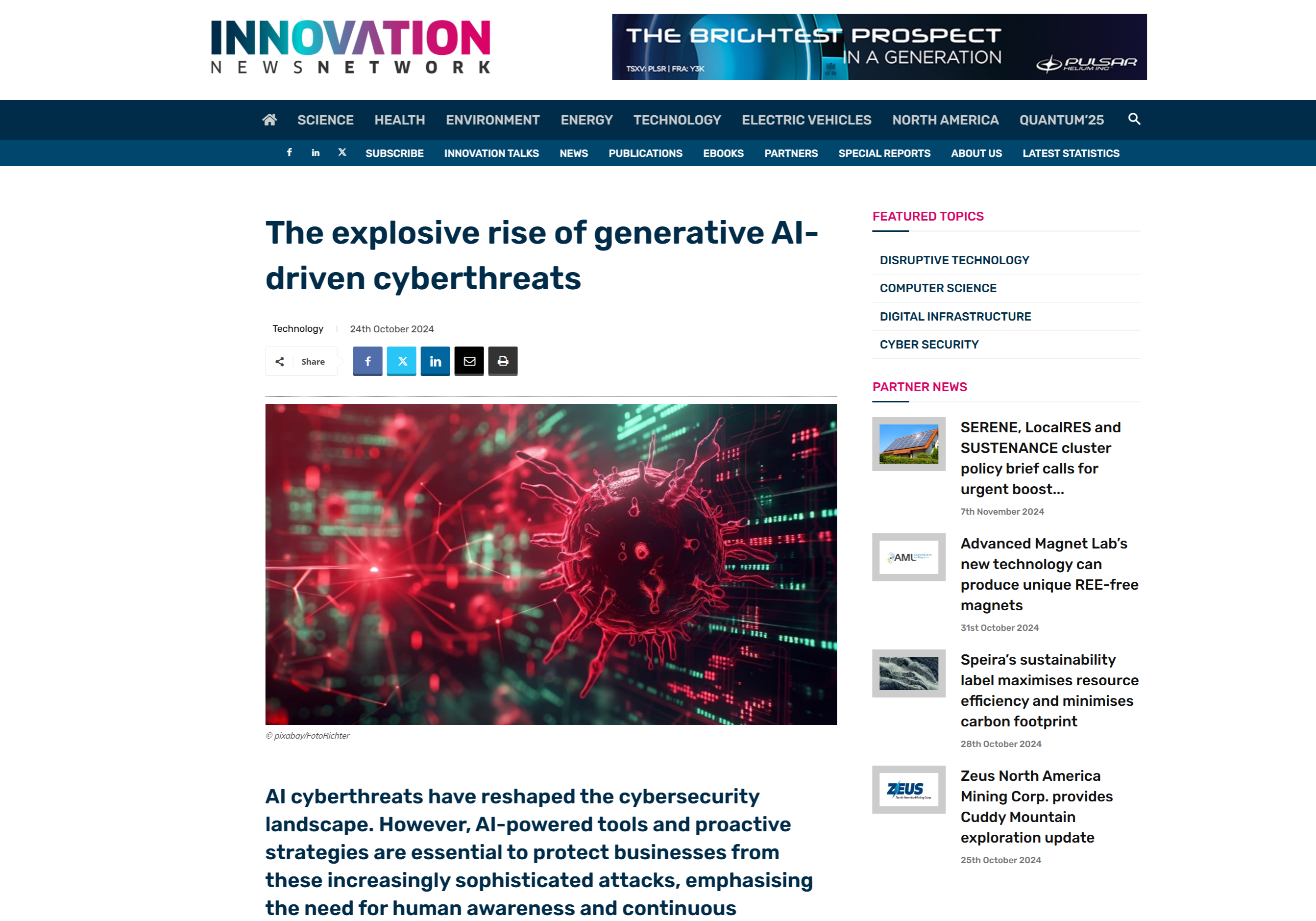 innovationnews screenshot Innovation News Network screenshot