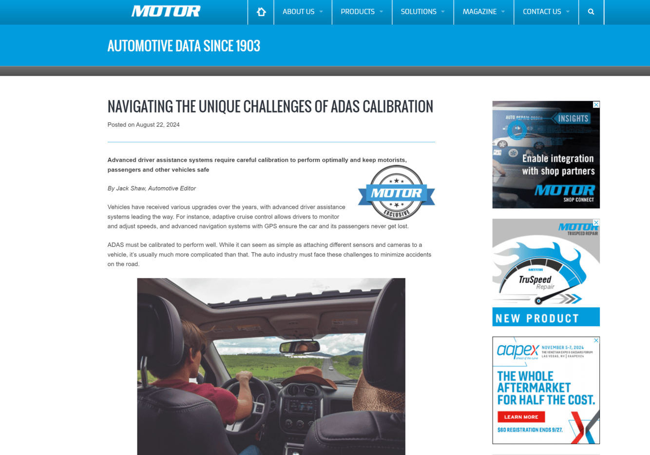 motorscreen Motor.com screenshot