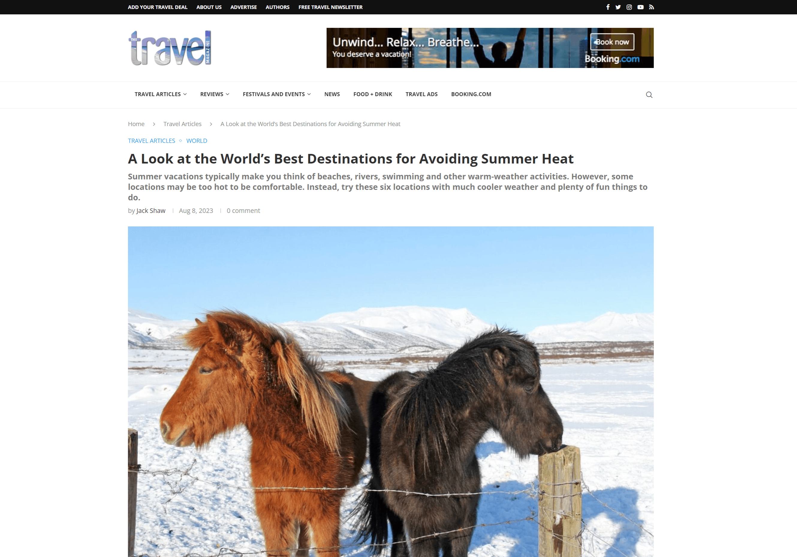 Travel Magazine screenshot